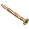 ForgeFix MPS650Y Multi-Purpose Pozi Screw CSK ST ZYP 6.0 x 50mm Box 100