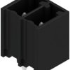 Pin header, 2 pole, pitch 3.81 mm, straight, black, 1862920000