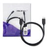 Qoltec Kabel USB 2.0 typ C męski USB 2.0 typ C męski 1.4m Czarny