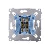 SIMON 54 Wyłącznik zwierny przycisk podwójny (mechanizm) 10AX 250V szybkozłącza SP2M KONTAKT SIMON