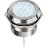 Lampka kontrolna do montażu panelowego 12 → 24V ac/dc, biała 30mm LED Wyprowadzenia RS PRO