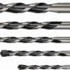 Wiertła do betonu 4-10 mm końcówka motylkowa 57H350 /zestaw 5 szt./