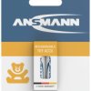 Akumulator AAA/R03 Ansmann 1311-0029, NiMH, 800 mAh, 1.2 V, 2 szt.