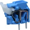 PCB terminal, 1 pole, pitch 5 mm, AWG 28-12, 24 A, cage clamp, blue, 255-744