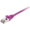 Equip 605554 RJ45 Network cable Patch CAT 6 S/FTP 5m Violet Gold-plated