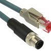Kabel Ethernet Cat5 długość 2m Z zakończeniem Phoenix Contact Poliuretan l. żył: 4
