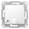 SEDNA Gniazdo pojedyncze z uziemieniem z przesłonami IP44 białe SDN2800321 SCHNEIDER ELECTRIC