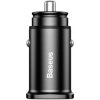 Baseus Square ładowarka samochodowa 2x USB QC3.0 Quick Charge 3.0 SCP AFC 30W czarny