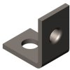 Mounting bracket, steel, (L x W x H) 10 x 7 x 11 mm, 1609.95