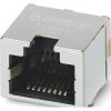 Socket, RJ45, 8 pole, 8P8C, PCB connection, through hole, 1149870