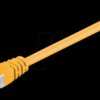 95503 Cat.6 S/FTP PiMF patch cable, CCA, yellow, 3,0 m
