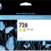 HP atrament 728 tusz oryginalny Żółty 130 ml