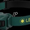 503305 Head torch, HF4R, 400 lm, Forest Green, battery