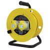 Faithfull Power Plus CR2516 Open Drum Cable Reel 110V 16A 2-Socket 25m