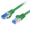 PATCHCORD KAT.6A S/FTP LSZH CCA 0.25M ZIELONY FLUKE PASSED LANBERG