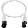 HAWA R772 C13/C14 Cable White 1m Extends Cold-Device Connections
