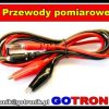 Przewody pomiarowe z krokodylkami