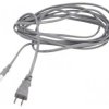 SN47-2/07/5GY Kabel: 2x0,75mm2, IEC C7 żeński,JIS 8303 wtyk, 5m, 7A