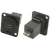 Cliff CP30211MB Adapter USB-C Socket to Plug 1pc