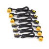APC AP8712R APC Power Cord Kit (6 ea), Locking, C19 to C20 (90 Degree), 0.6m