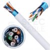 Kabel sieciowy F/UTP kat.5e skrętka 4x2x0,47mm wewnętrzny Eca PVC szary DOMNET