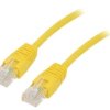 Patch cord U/UTP, Cat 5e, RJ45 wtyk z obu stron, linka, CCA, 2m PP12-2M/Y