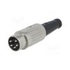 Wtyk DIN 5p 240st. na kabel metal / 610-0510