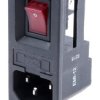 Złącze IEC IEC C14 Montaż zatrzaskowy Prosty liczba bezp 1 RS PRO Męski 6A 250 V 5 x 20 mm