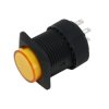 16mm Illuminated Pushbutton - Yellow Momentary