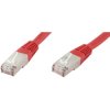 econ connect F6TP1RT RJ45 Network Cable Red 1.00 m CAT 6 S/FTP Twin Shield