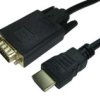 1Mtr Hdmi To Vga Cable Gold Plated