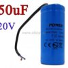 Kondensator startowy; 150uF; 320V; ok. 42x102mm