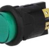 MS1221G Przełącznik monostabilny, dwusekcyjny, podswietlany, zielony