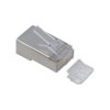 TruComponents 240028 RJ45 Plug CAT 6A with kink protection Bend relief Grey