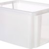 Curver 225497 Pojemnik obrotowy do sztaplowania ESSENTIALS Drehstapelbox 26L, transparent do sztaplowania przeźroczysty