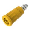 Gniazdo bananowe Żeński Wciskana Żółty 36A Electro PJP rozmiar 4 mm