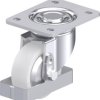 Blickle 940045 LH-SPO 100G-3-FA-FS Rolka obrotowa z blachy stalowej Średnica koła: 100 mm Maksymalne obciążenie: 500 kg