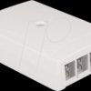 67053 Keystone Surface Mounted Box surface mounted 4 Port for fiber op