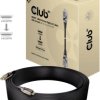 club3D HDMI kabel Wtyczka HDMI-A, Wtyczka HDMI-A 50.00 m czarny CAC-1391 4K UHD, bez halogenu, odporność na ogień Kabel
