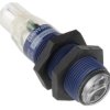 Czujniki fotoelektryczne Dyfuzyjny cylindryczny Telemecanique Sensors PNP zakres 100 mm Podczerwień