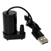 Mini Pompa do Wody z Kablem USB - DC 5V - Pionowa - Pompka Cieczy Czarna