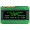 Winstar WEH002004AGPP5N00000 20x4 Green OLED Character Display