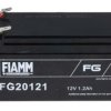 Uszczelniony akumulator kwasowo-ołowiow 1.2Ah Fiamm 97 x 49 x 57mm 12V