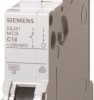 Wyłącznik nadprądowy MCB, Typ C, 1-biegunowy, 20A, 230V, 60V, na szynę DIN, Siemens, 5SJ6