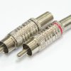 Wtyk RCA CINCH metalowy mały