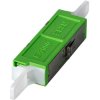 FO adapter, E2000/APC, singlemode, ceramic, green, 53526.1