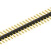 Pin header, 30 pole, pitch 2.54 mm, straight, black, SLLP7SMD05530G