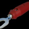 Laboratory cable lug with cross hole, cable lug 4-7 mm to screw connection, red, CAT O, 930584101