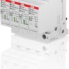 Urządzenie ochrony przeciwprzepięciowej 400 V AC na szynę DIN ABB 80kA
