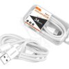 Kabel USB-A » USB C 1.0m biały ELWORLD JXL-107